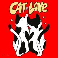 Cat Love Cute Gift Santa Hat thumb 1