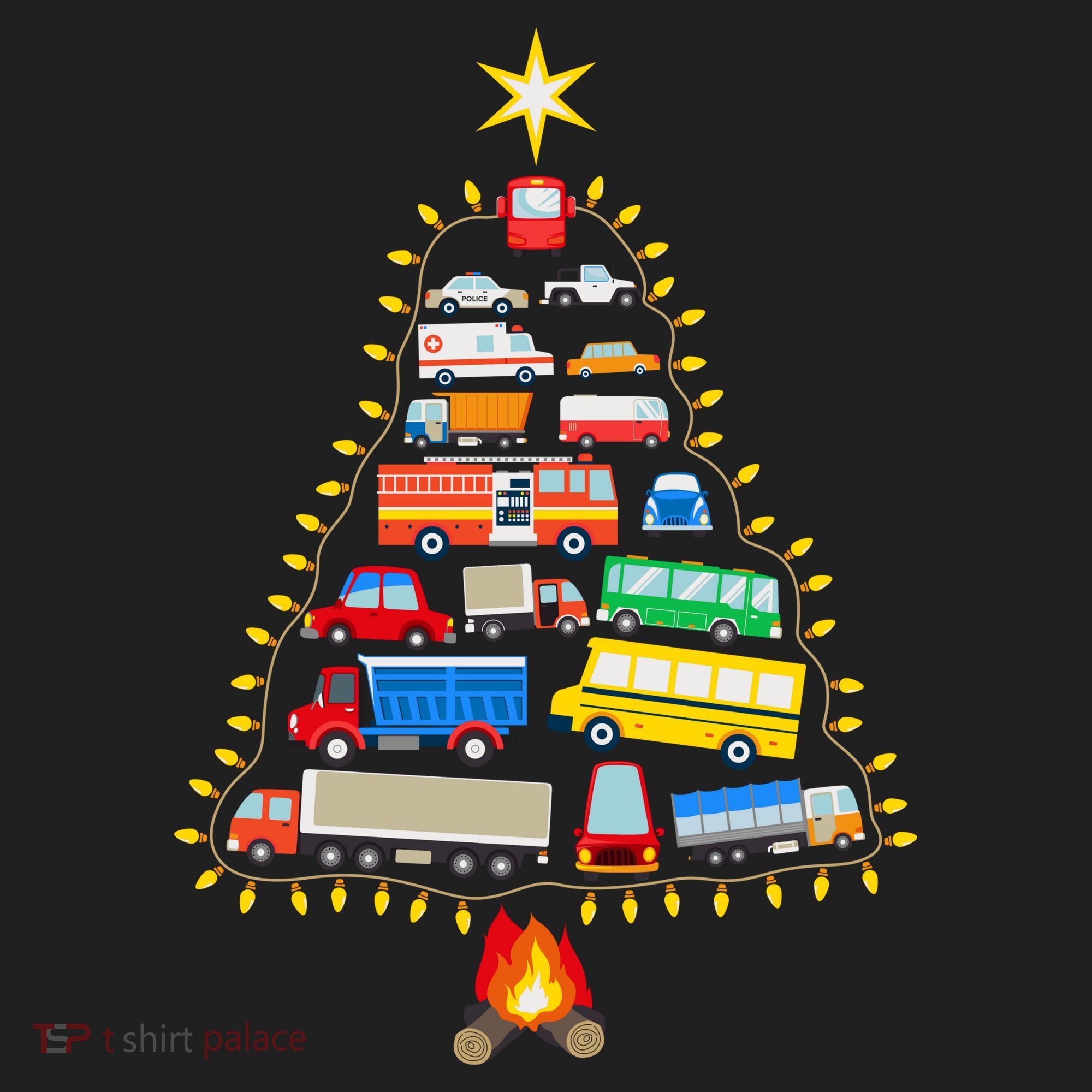 Car Lover Christmas Tree Cute Gift Women's Sweatshirt