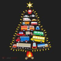 Car Lover Christmas Tree Cute Gift Hat thumb 2