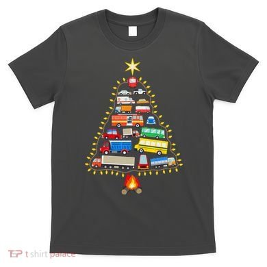 Car Lover Christmas Tree Cute Gift T-Shirt