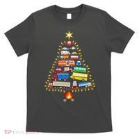 Car Lover Christmas Tree Cute Gift T-Shirt thumb 0