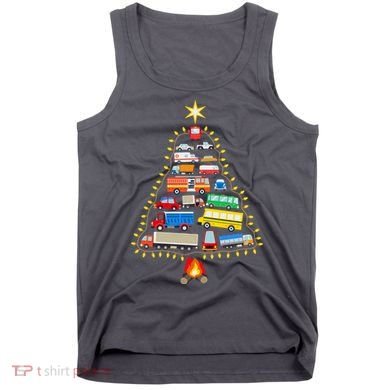 Car Lover Christmas Tree Cute Gift Tank Top