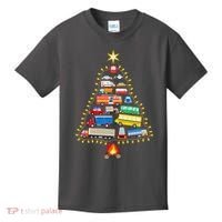Car Lover Christmas Tree Cute Gift Kids T-Shirt thumb 0