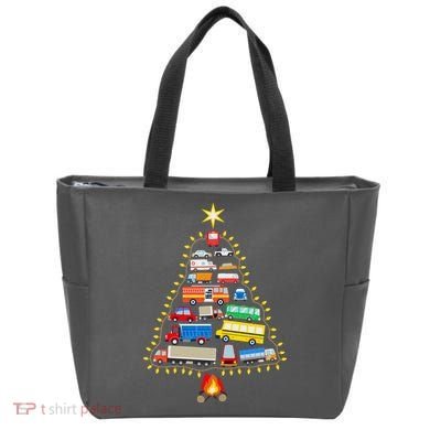 Car Lover Christmas Tree Cute Gift Tote Bag