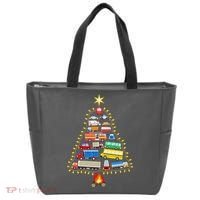 Car Lover Christmas Tree Cute Gift Tote Bag thumb 0