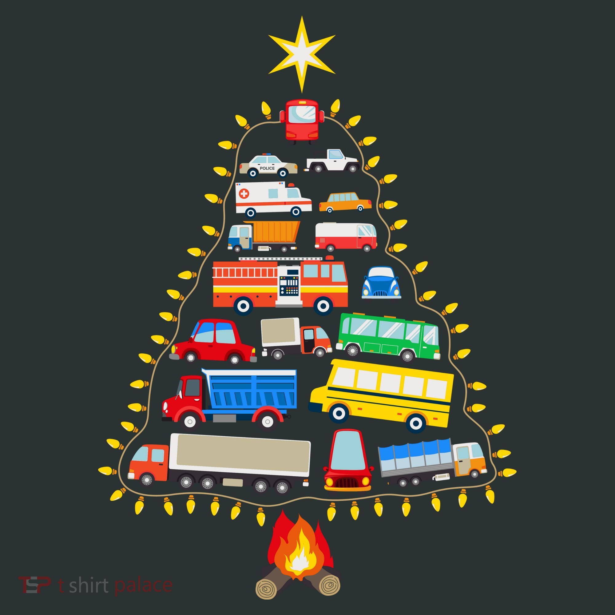 Car Lover Christmas Tree Cute Gift Tote Bag