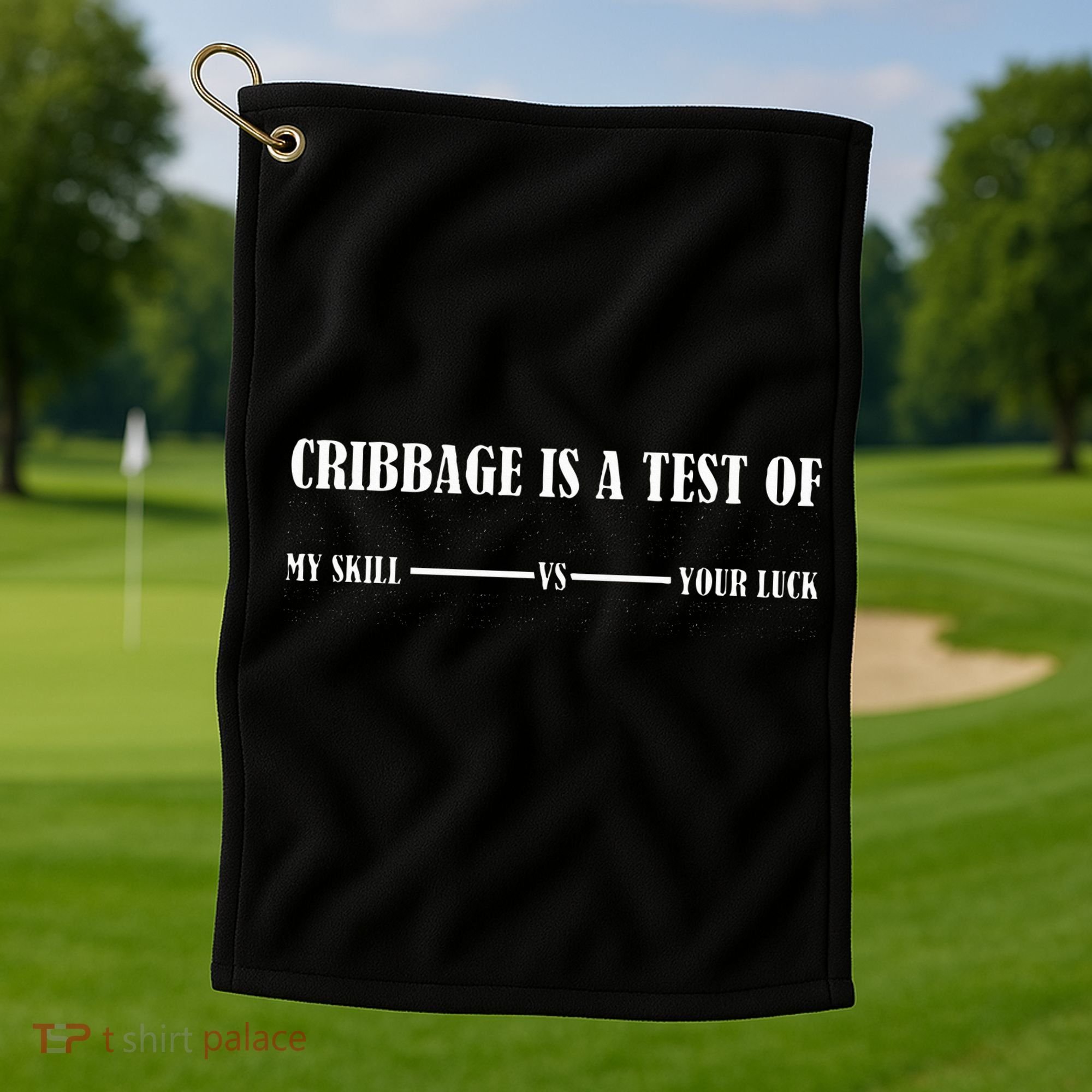 Cribbage Lover Cribbage Board Game Champion Cribbage Golf Towel