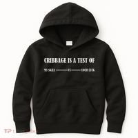 Cribbage Lover Cribbage Board Game Champion Cribbage Kids Hoodie thumb 0