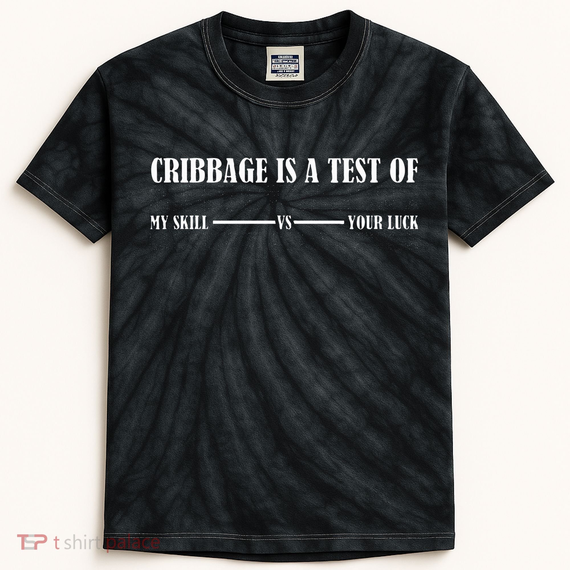 Cribbage Lover Cribbage Board Game Champion Cribbage Kids Tie-Dye T-Shirt