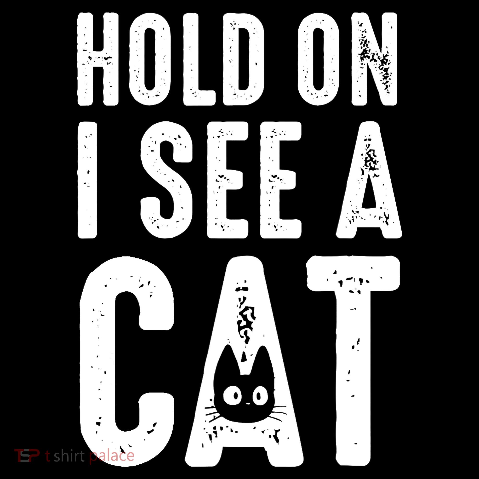 Cat Lover Cat Mom Funny Hold On I See A Cat Coffee Mug
