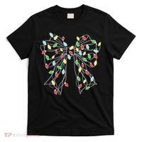Christmas Light Coquette Bow T-Shirt thumb 0