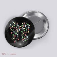 Christmas Light Coquette Bow Button thumb 0