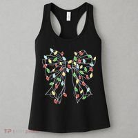 Christmas Light Coquette Bow Women's Tank Top thumb 3