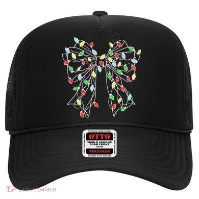Christmas Light Coquette Bow Hat
