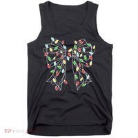 Christmas Light Coquette Bow Tank Top thumb 0