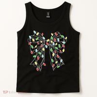 Christmas Light Coquette Bow Tank Top thumb 2