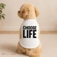 Choose Life Doggie Tank thumb 2