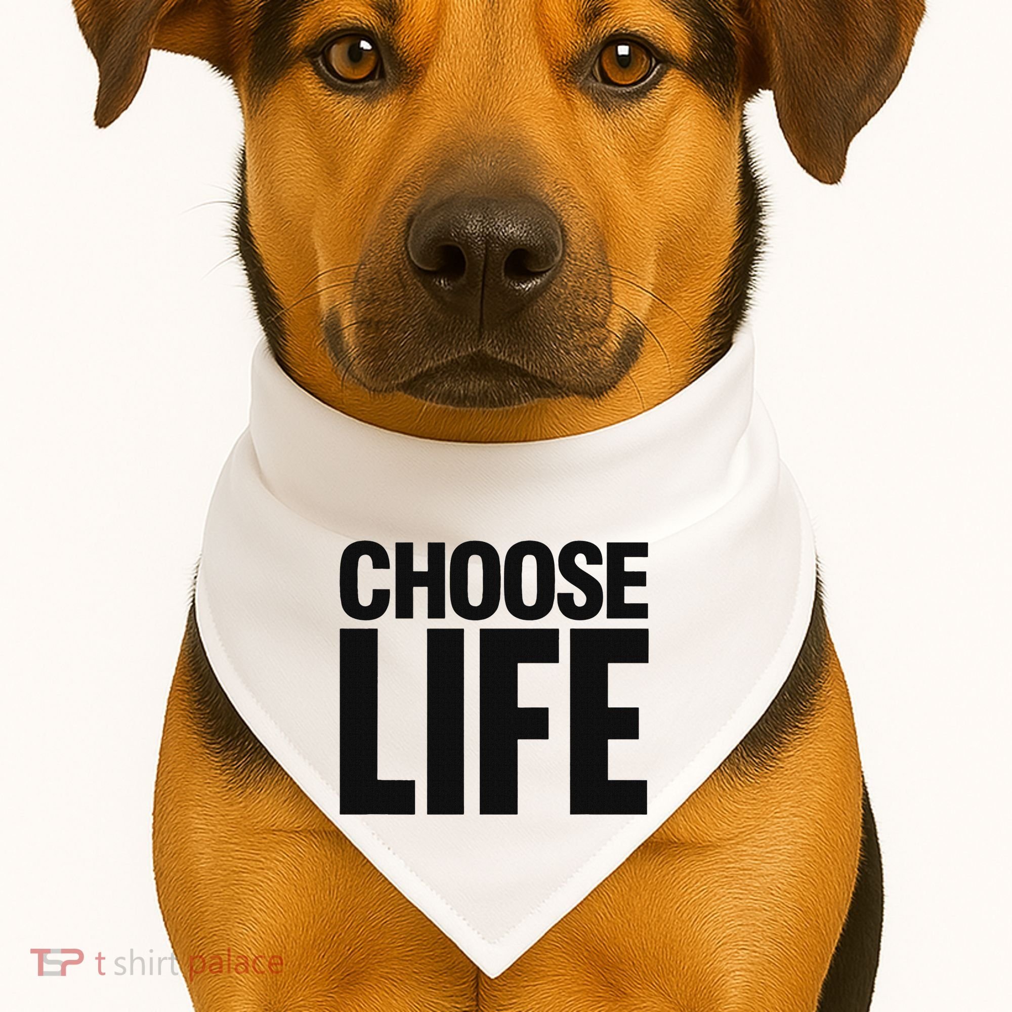 Choose Life USA-Made Doggie Bandana