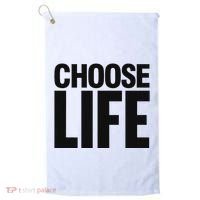 Choose Life Golf Towel thumb 0