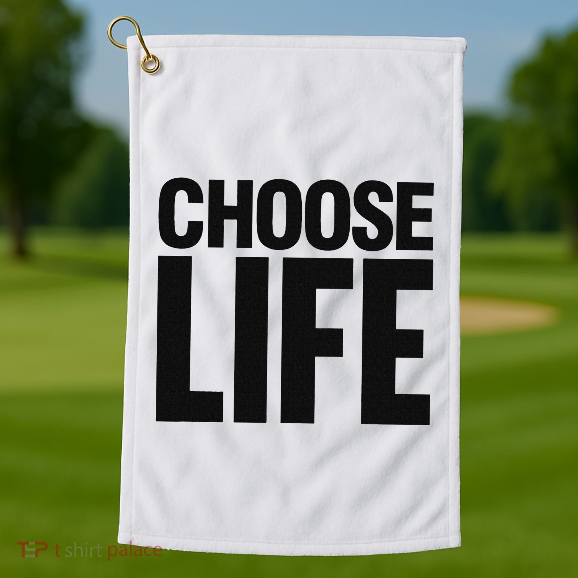 Choose Life Golf Towel