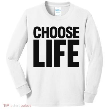 Choose Life Kids Long Sleeve Shirt