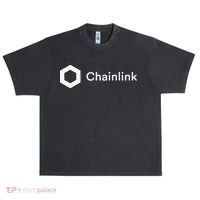 Chainlink LINK Crypto Merch Urban Oversized Heavyweight T-Shirt thumb 0