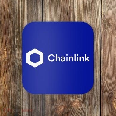 Chainlink LINK Crypto Merch Coaster