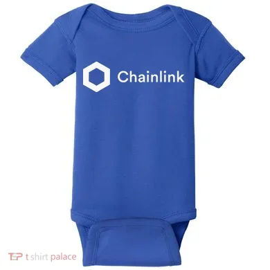 Chainlink LINK Crypto Merch Baby Bodysuit