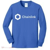 Chainlink LINK Crypto Merch Kids Long Sleeve Shirt thumb 0
