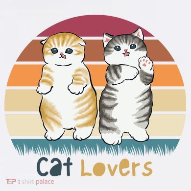 Cat Lovers Cute Retro Sunset Toddler Long Sleeve Shirt