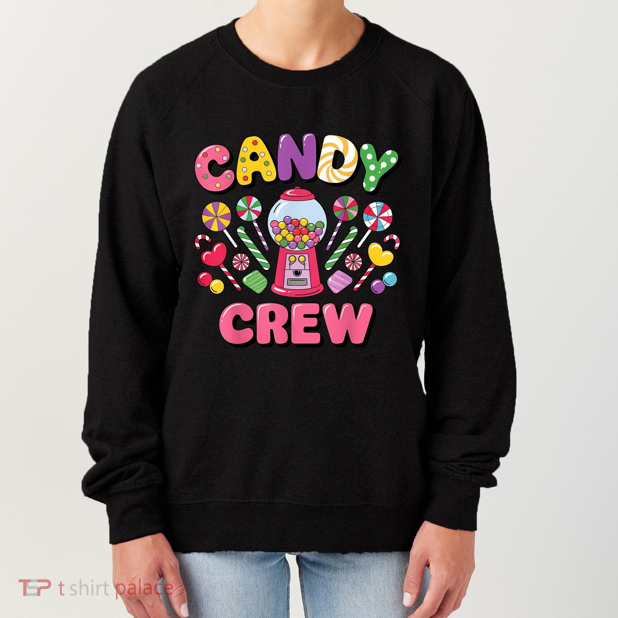 Candy Land Candy Crew Decorations Sweetie Candy Squad Cool Women's Sweatshirt