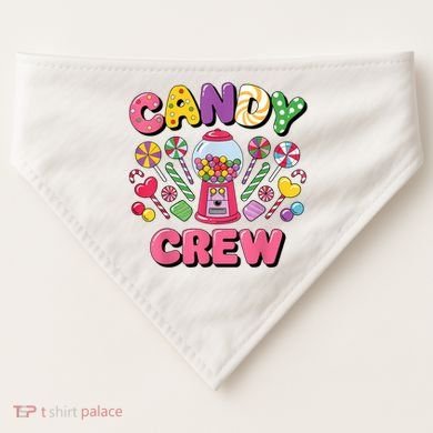Candy Land Candy Crew Decorations Sweetie Candy Squad Cool USA-Made Doggie Bandana