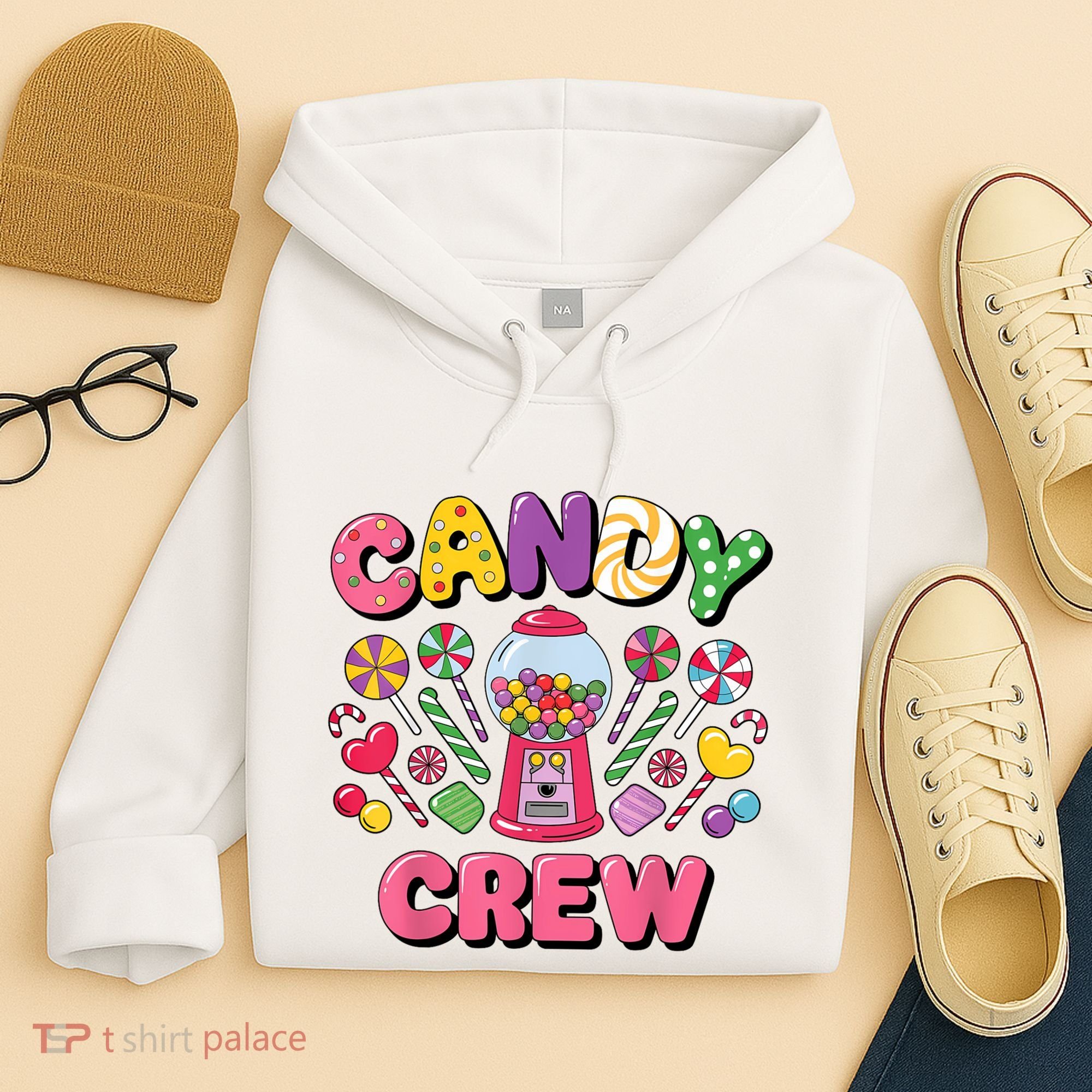 Candy Land Candy Crew Decorations Sweetie Candy Squad Cool Hoodie