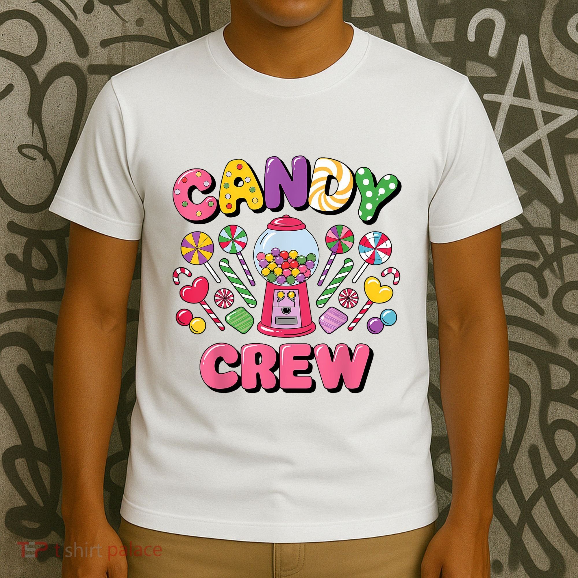 Candy Land Candy Crew Decorations Sweetie Candy Squad Cool T-Shirt