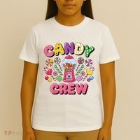Candy Land Candy Crew Decorations Sweetie Candy Squad Cool T-Shirt thumb 4