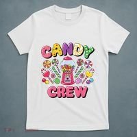 Candy Land Candy Crew Decorations Sweetie Candy Squad Cool T-Shirt thumb 5