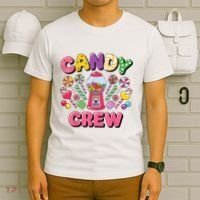 Candy Land Candy Crew Decorations Sweetie Candy Squad Cool T-Shirt thumb 6