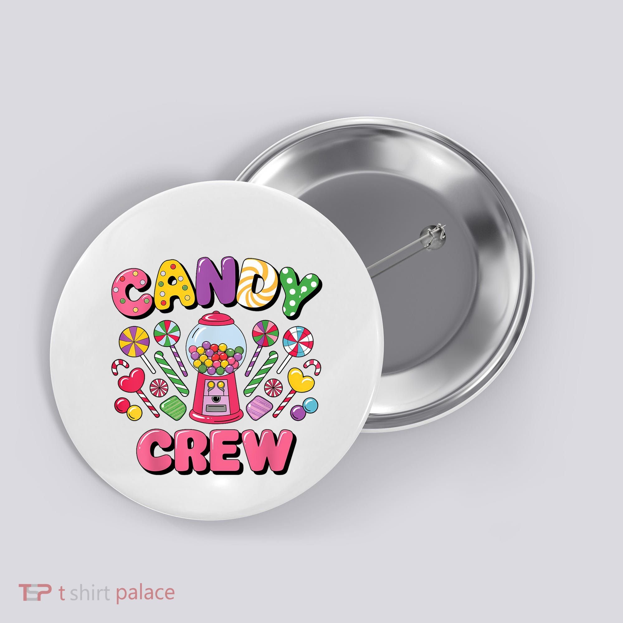 Candy Land Candy Crew Decorations Sweetie Candy Squad Cool Button