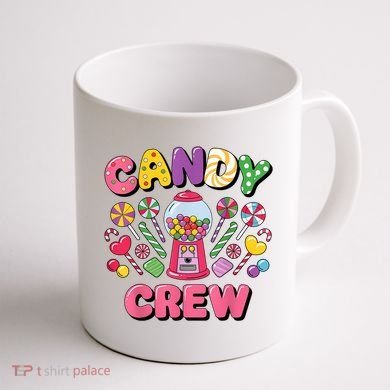 Candy Land Candy Crew Decorations Sweetie Candy Squad Cool Coffee Mug back