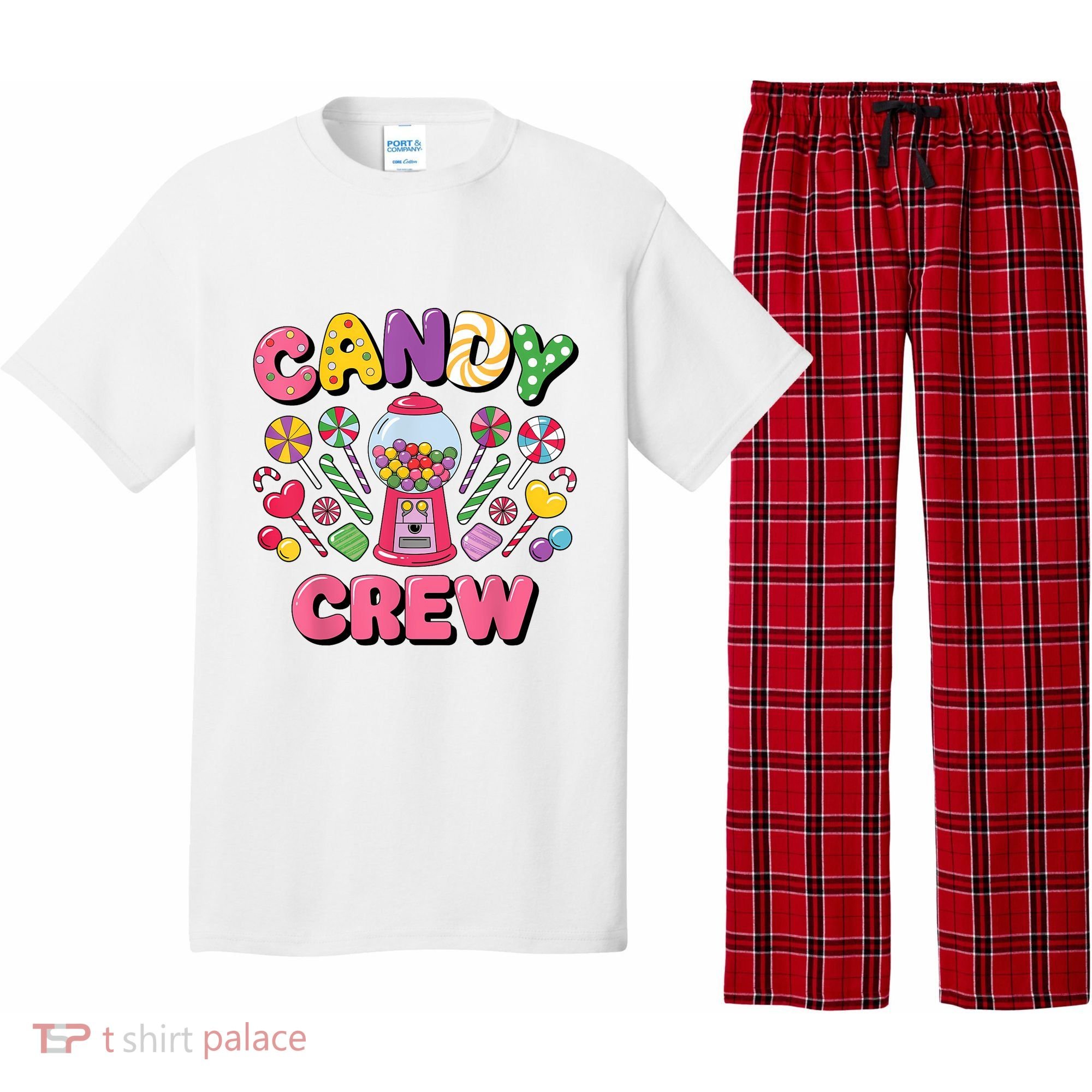 Candy Land Candy Crew Decorations Sweetie Candy Squad Cool Pajama Set