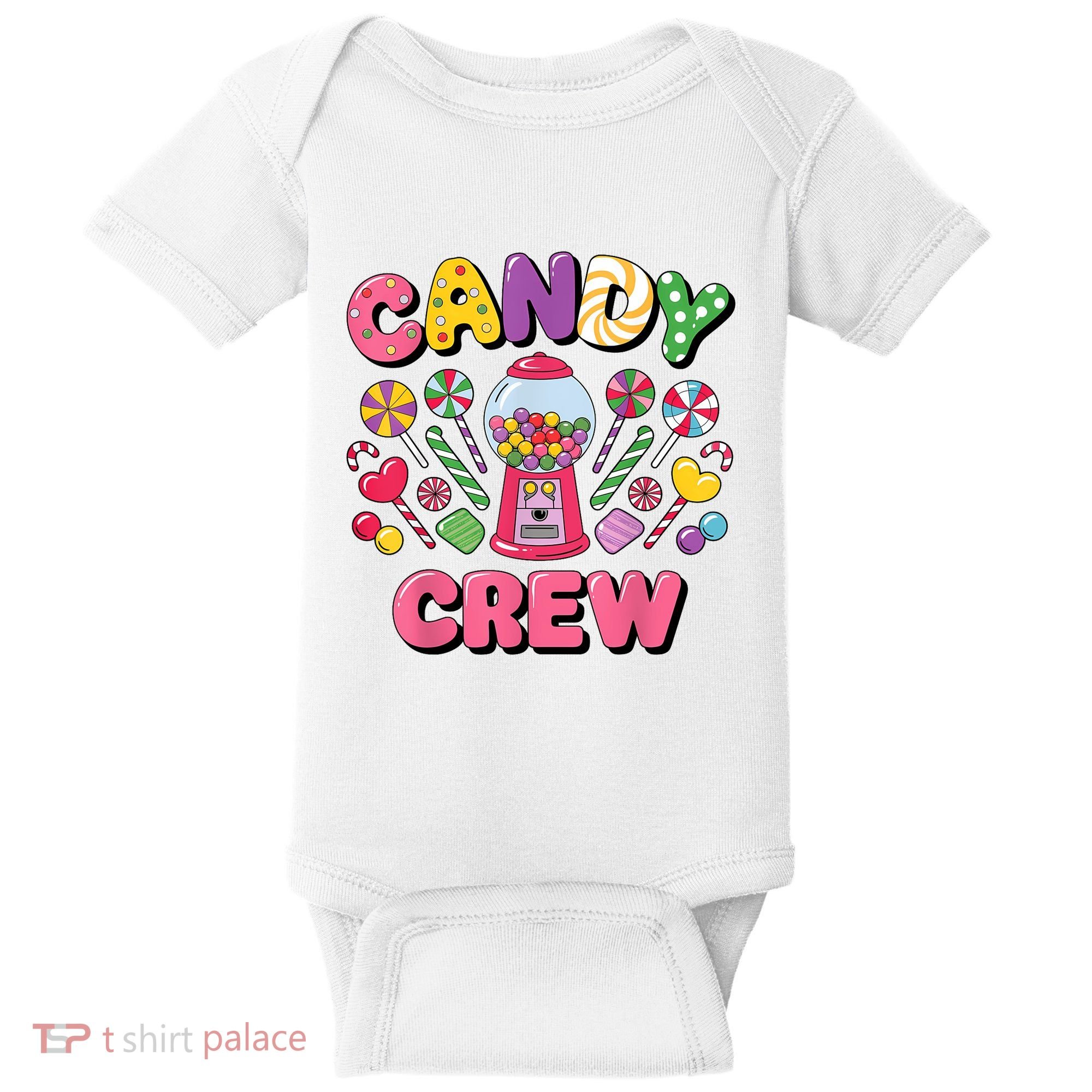 Candy Land Candy Crew Decorations Sweetie Candy Squad Cool Baby Bodysuit