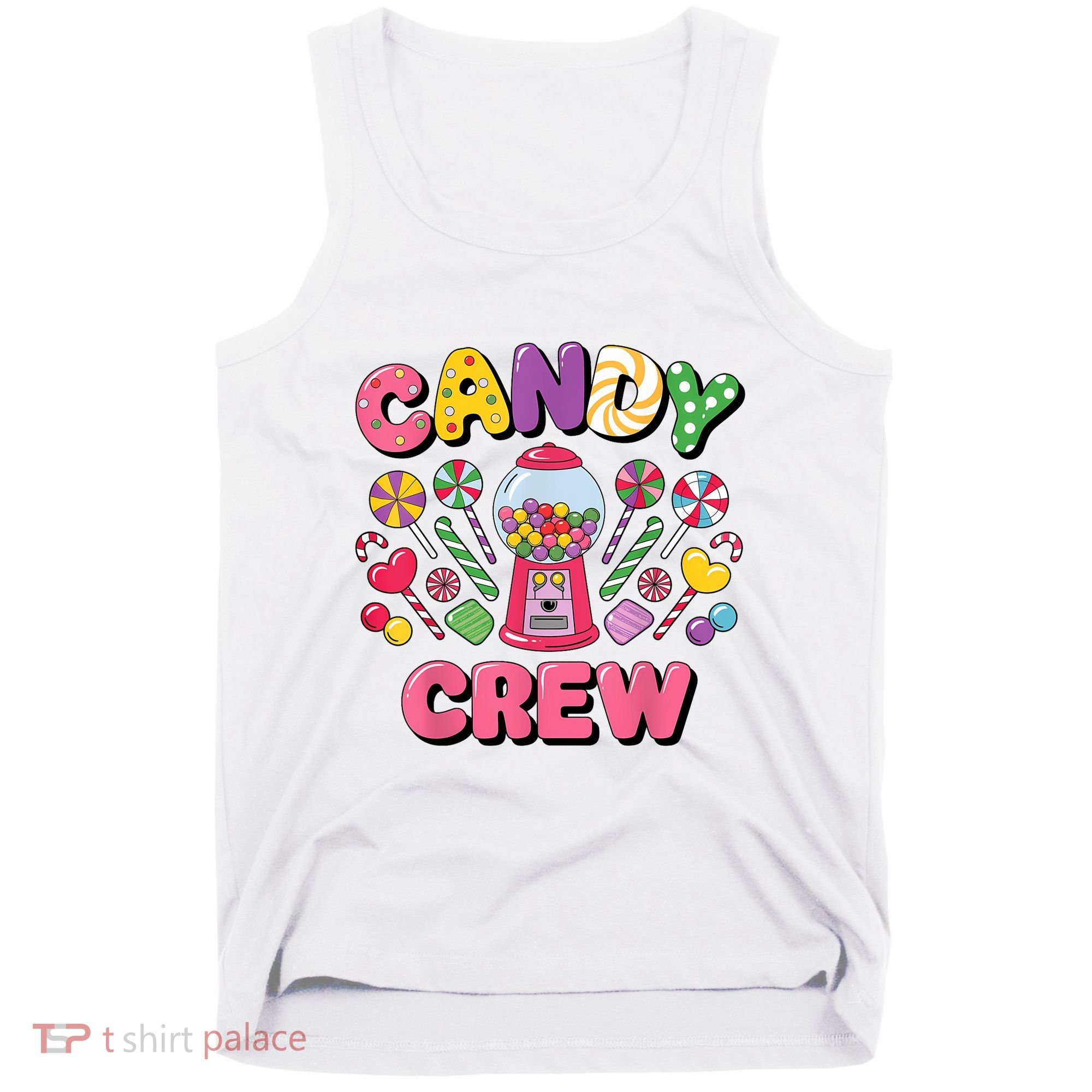 Candy Land Candy Crew Decorations Sweetie Candy Squad Cool Tank Top