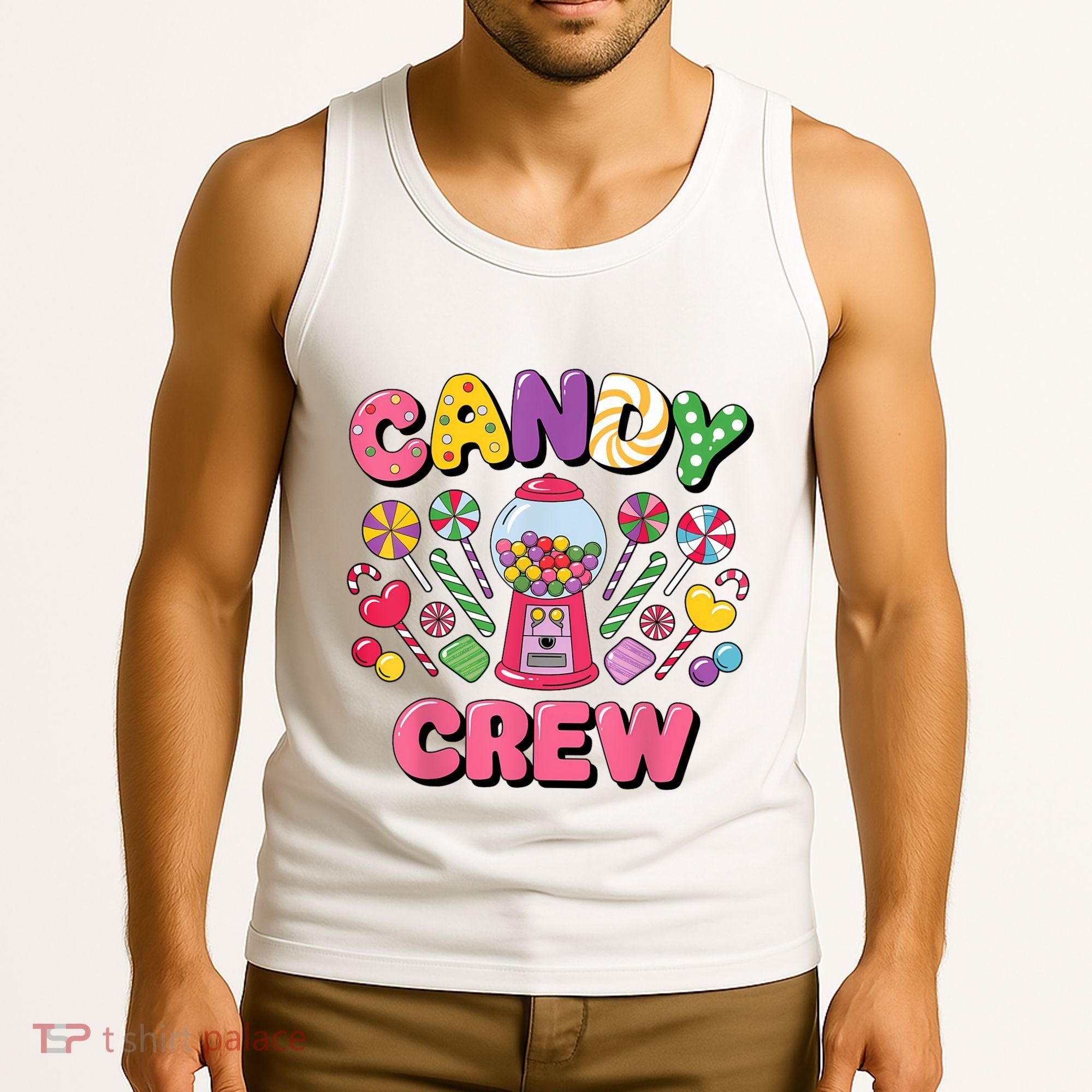 Candy Land Candy Crew Decorations Sweetie Candy Squad Cool Tank Top