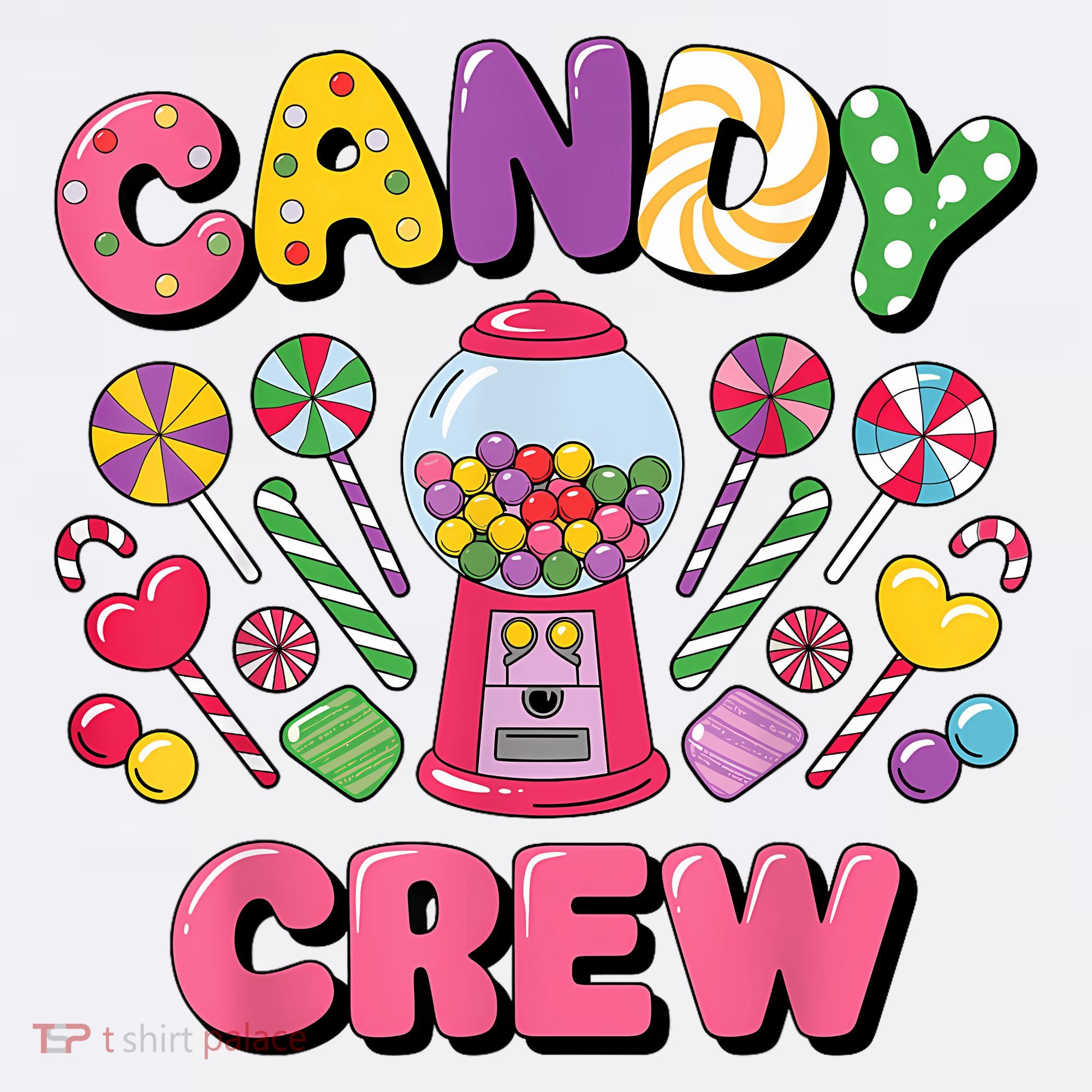Candy Land Candy Crew Decorations Sweetie Candy Squad Cool Tank Top