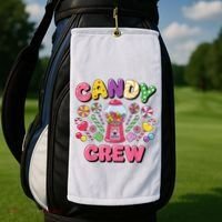 Candy Land Candy Crew Decorations Sweetie Candy Squad Cool Golf Towel thumb 2