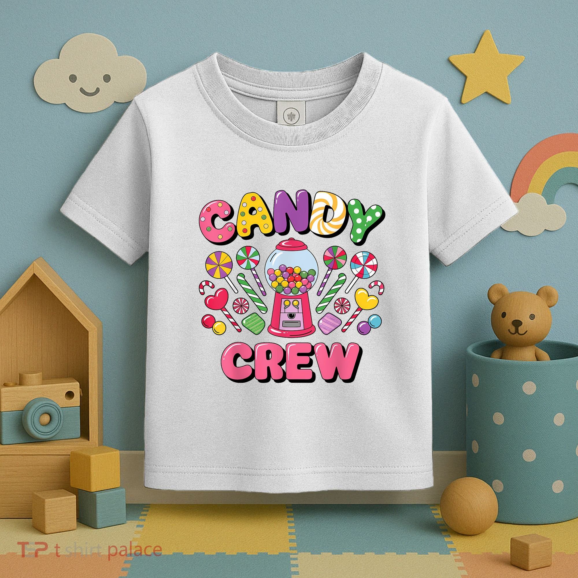 Candy Land Candy Crew Decorations Sweetie Candy Squad Cool Toddler T-Shirt