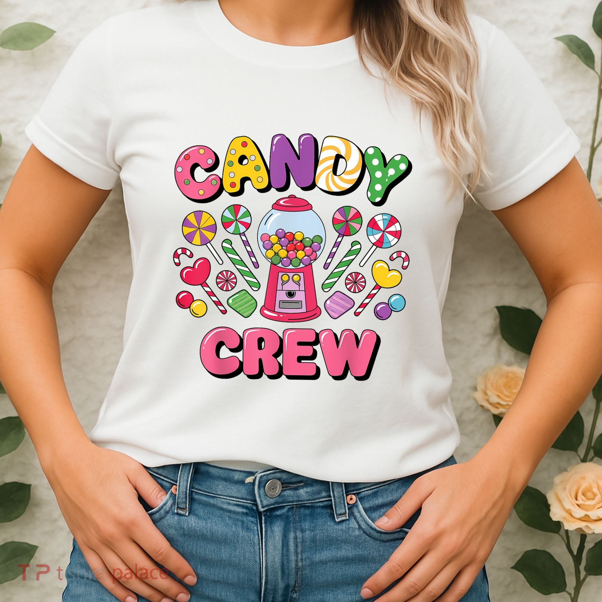 Candy Land Candy Crew Decorations Sweetie Candy Squad Cool Women's T-Shirt