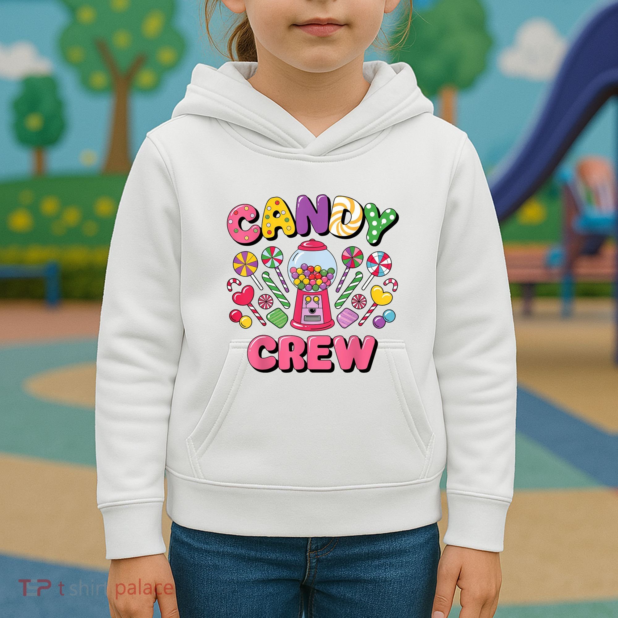 Candy Land Candy Crew Decorations Sweetie Candy Squad Cool Kids Hoodie