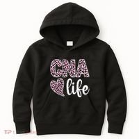 CNA Life Certified Nursing Assistant Healthcare Worker Kids Hoodie thumb 0