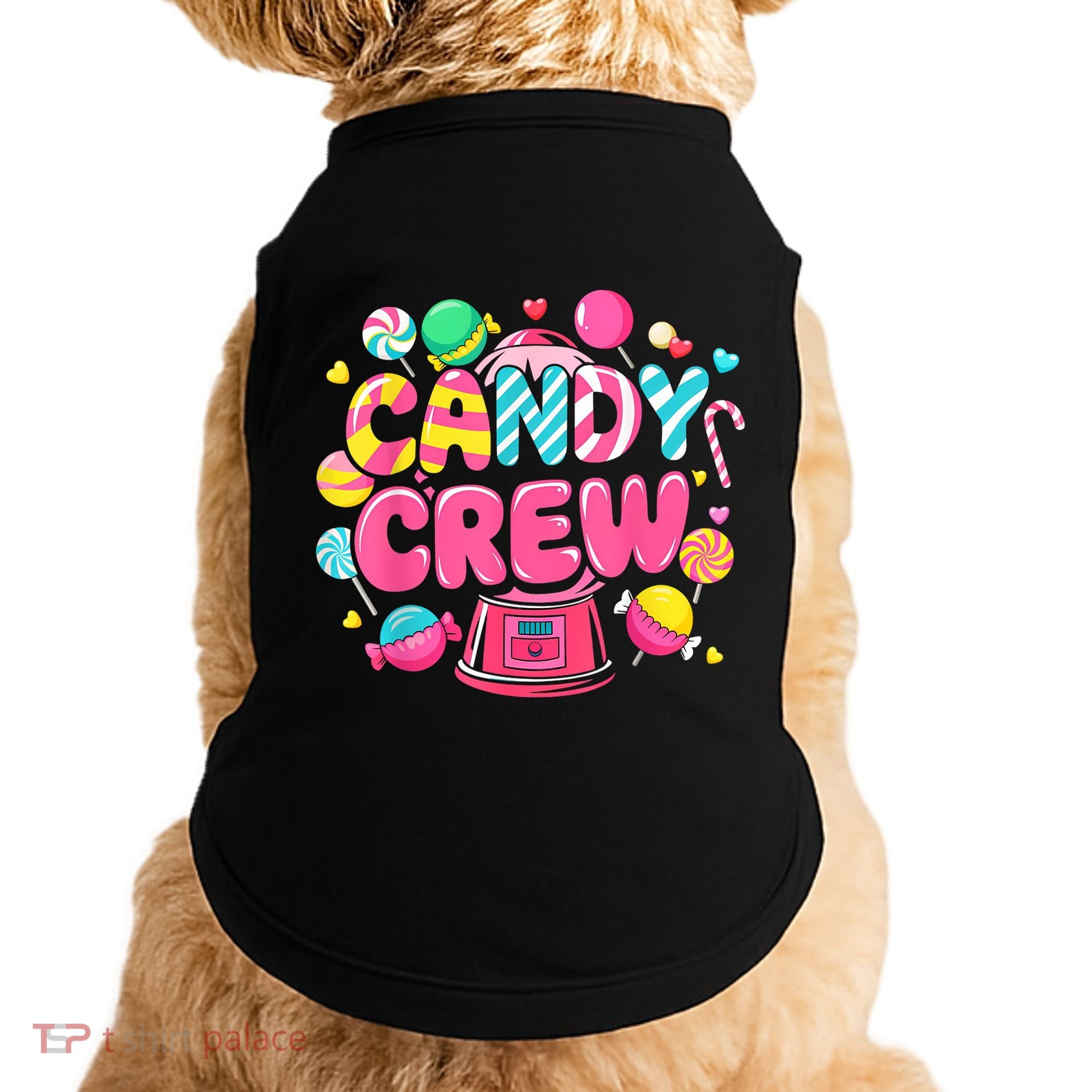 Candy Land Candy Crew Decorations Sweetie Candy Squad Party Doggie Tank